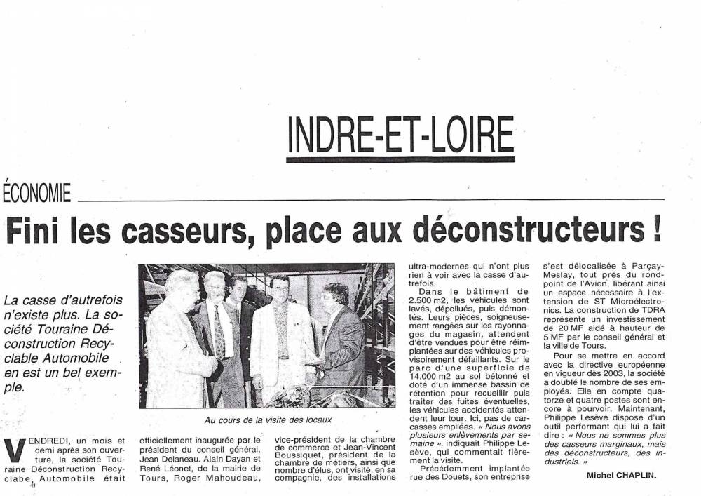 Lesève TDRA - Presse