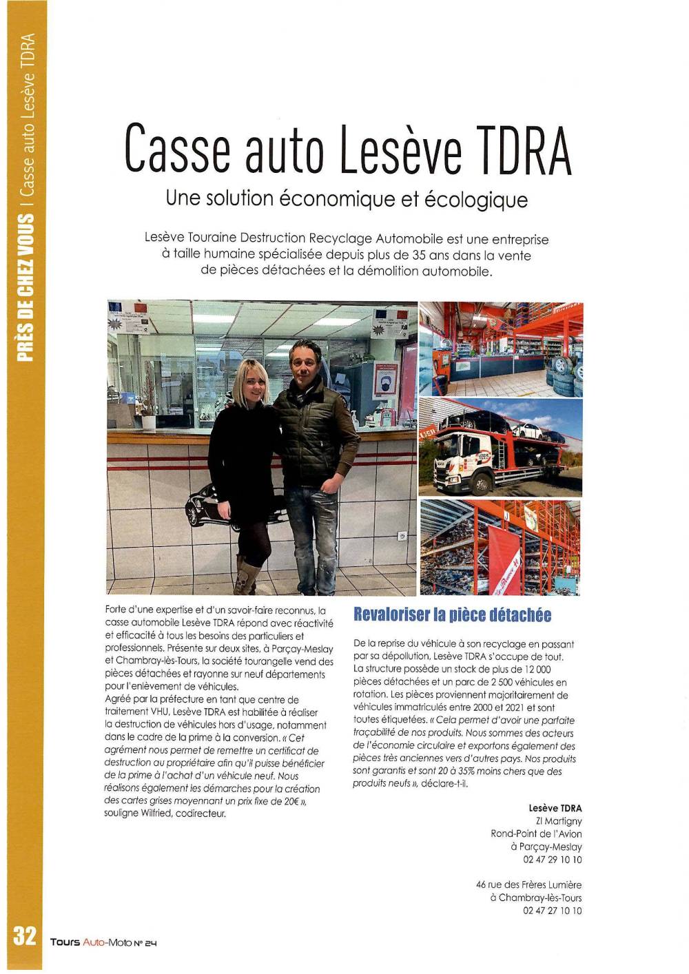 Lesève TDRA - Presse